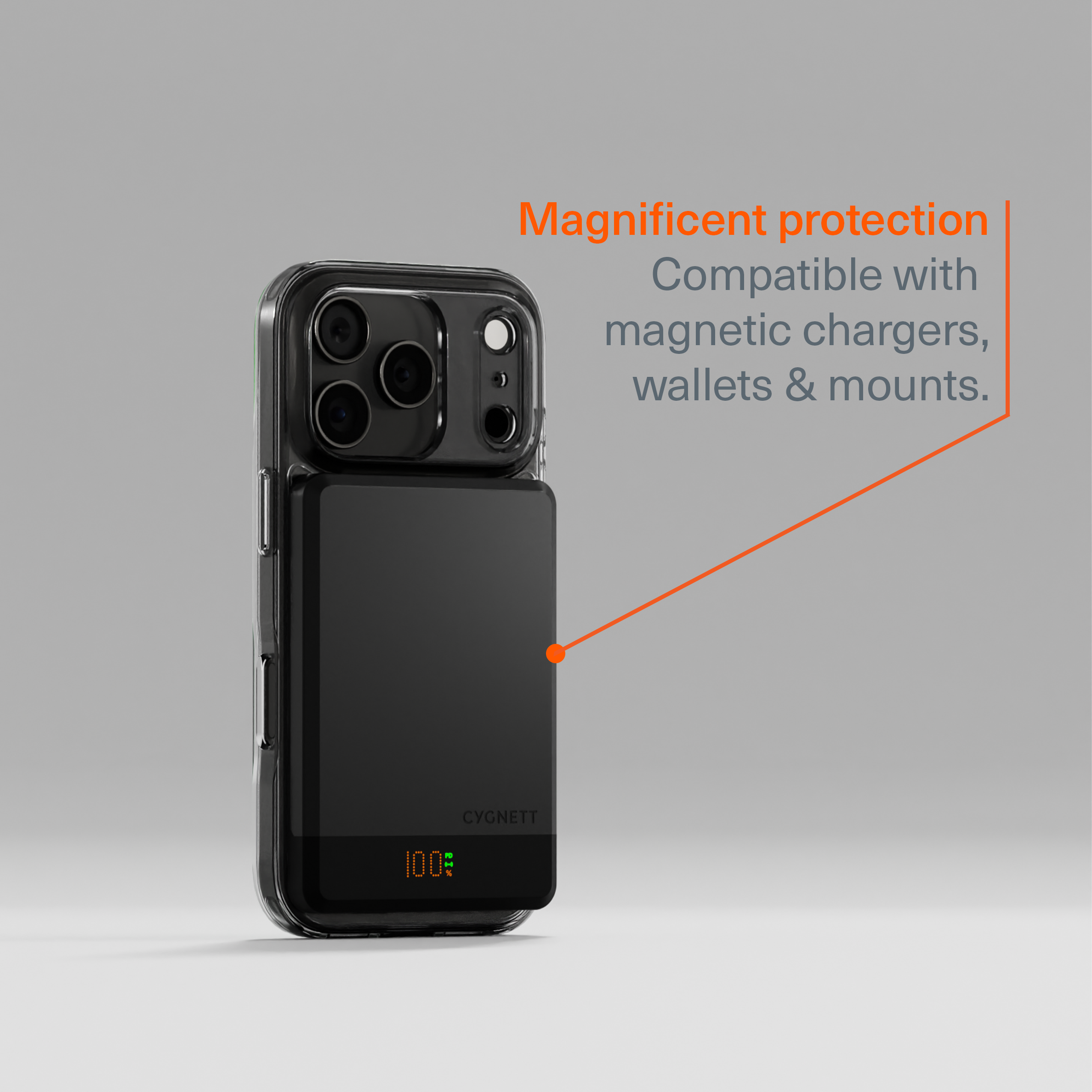 Magnetic Clear Case for iPhone 17 Pro