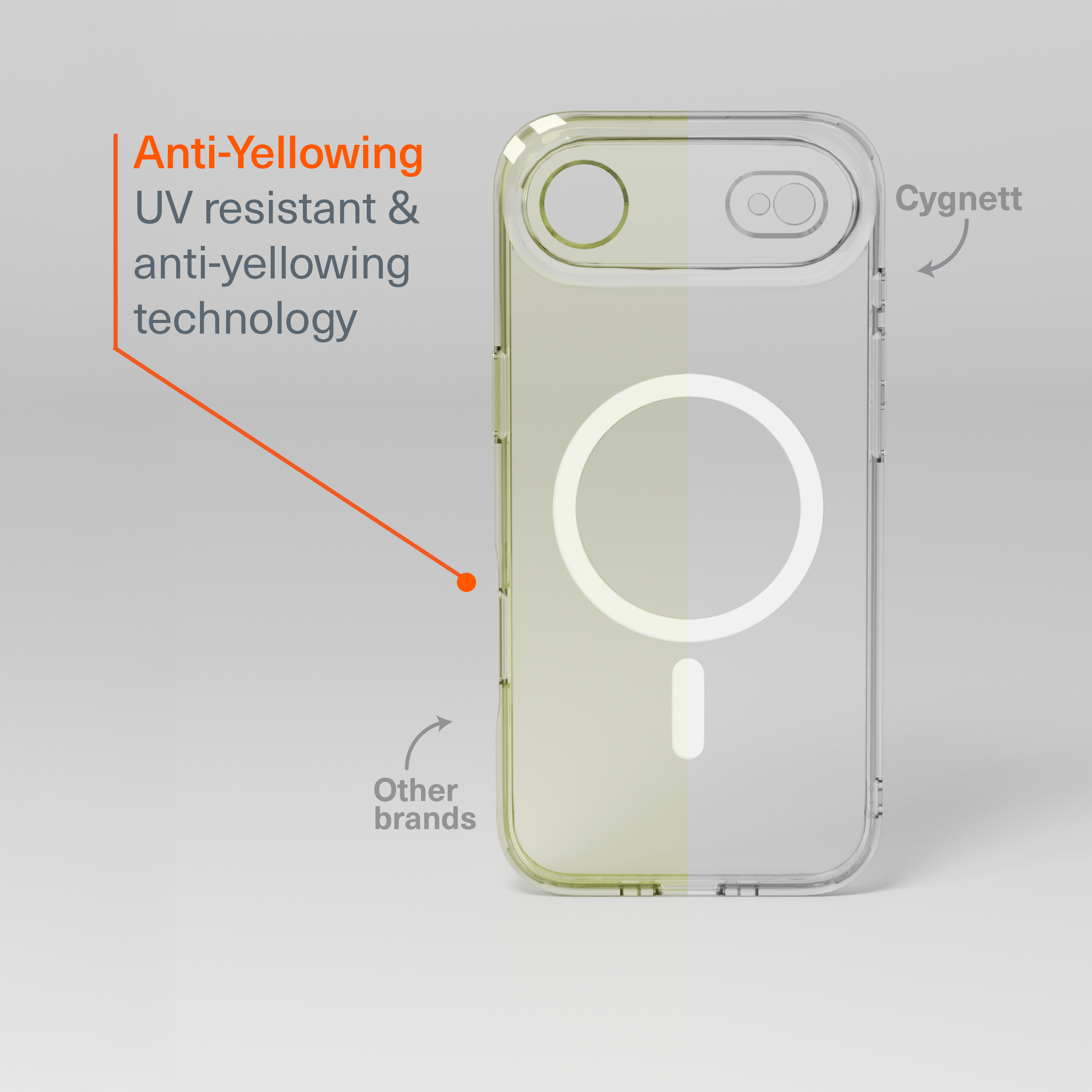 Magnetic Clear Case for iPhone Air