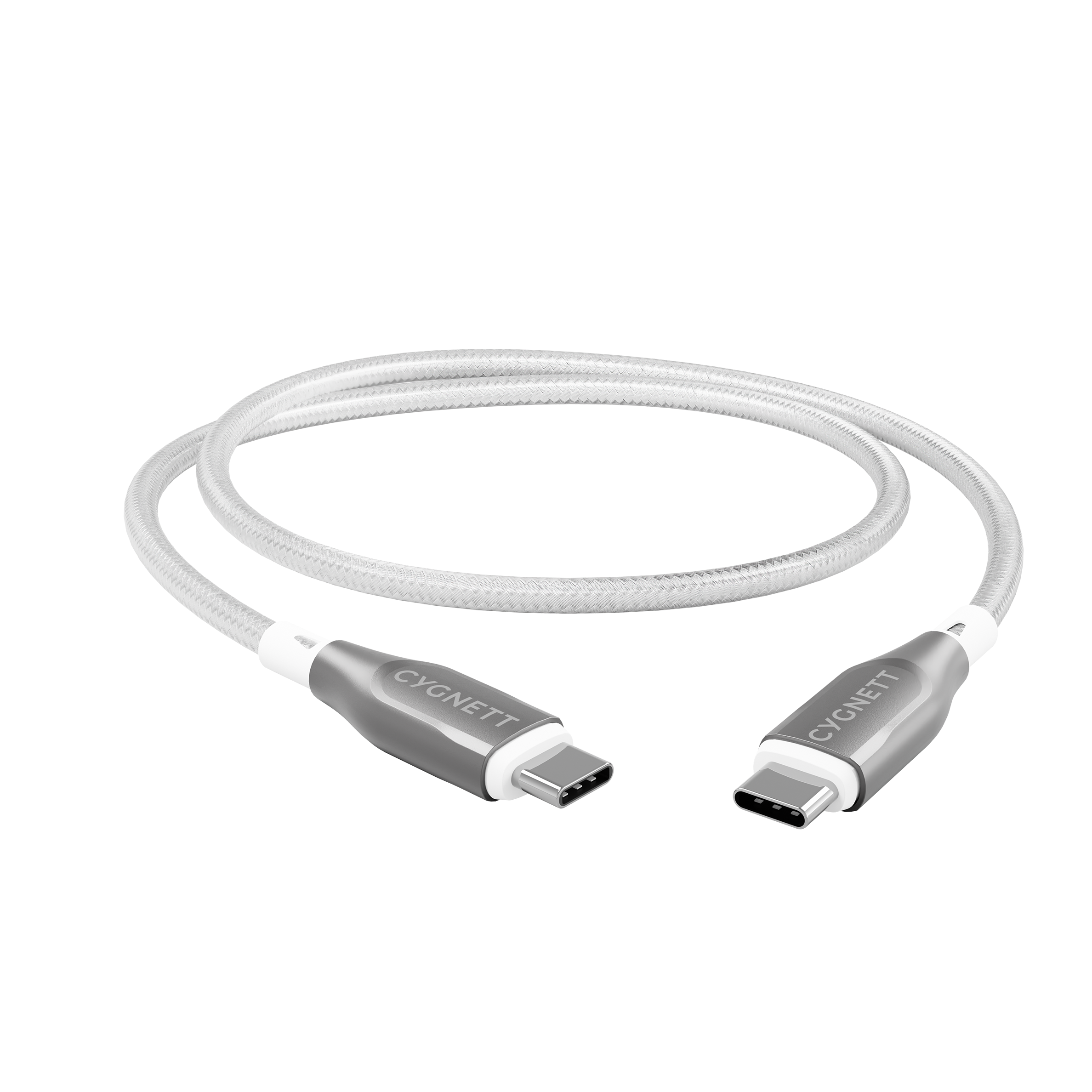 USB-C to USB-C Cable 1M – White - Cygnett (AU)