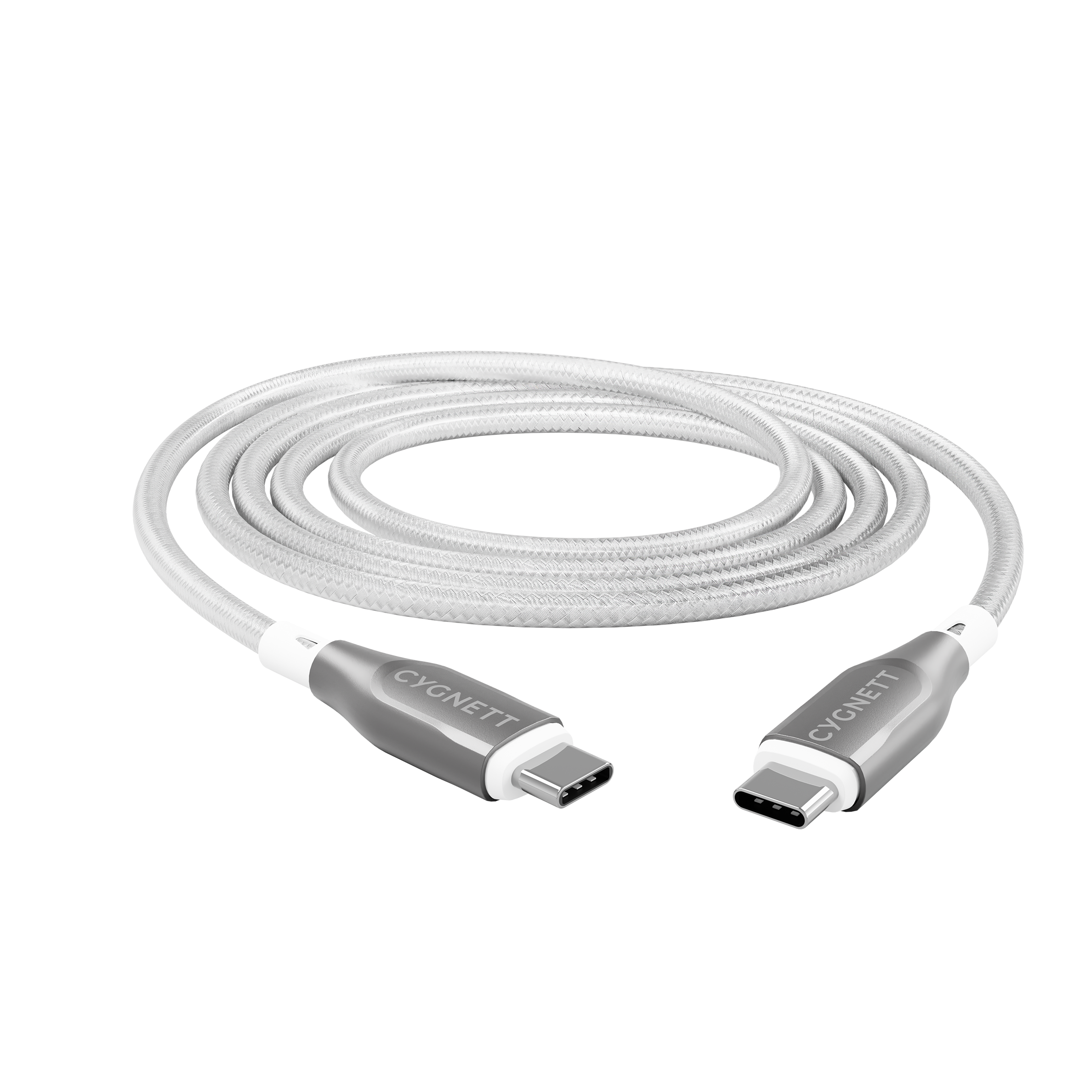 USB-C to USB-C Cable 3M – White - Cygnett (AU)
