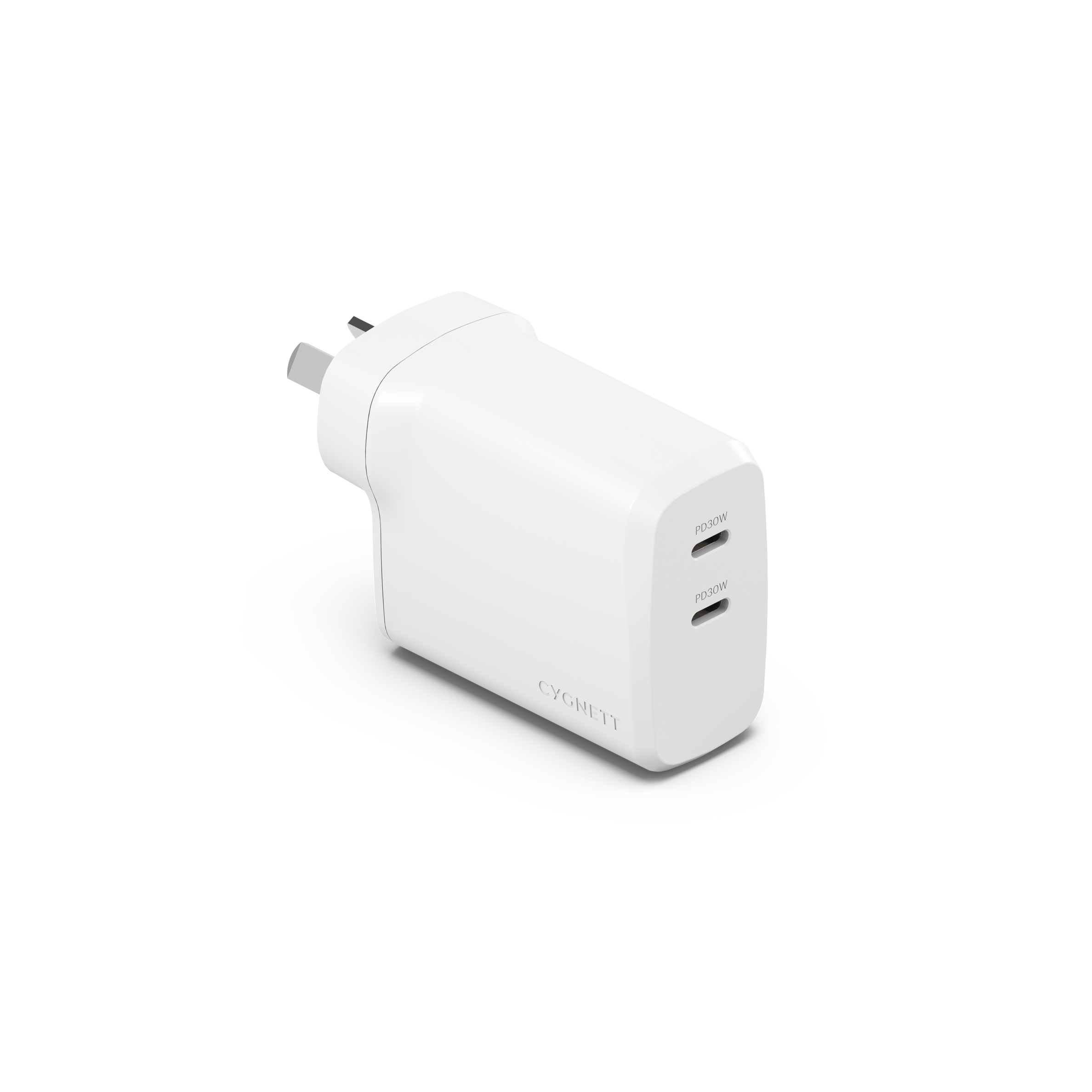 60W Dual USB-C Wall Charger
