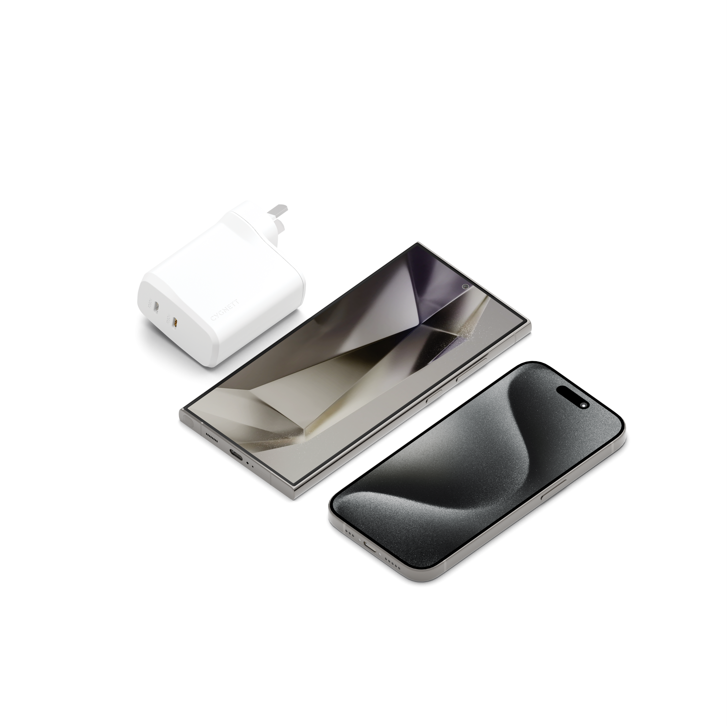 60W Dual USB-C Wall Charger