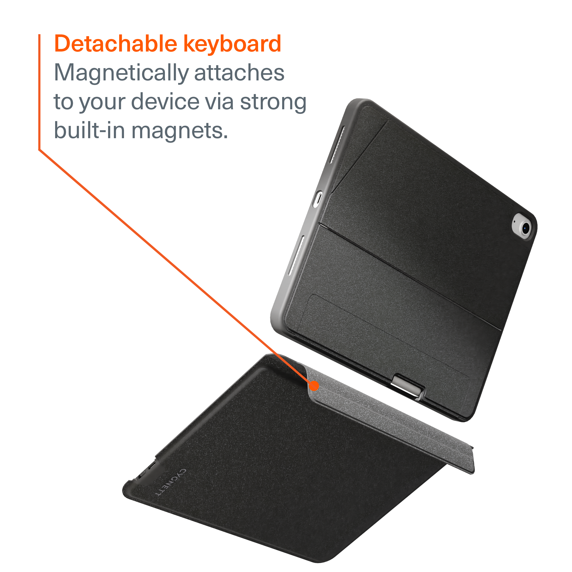 Magnetic Wireless Keyboard Case For iPad A16 11”