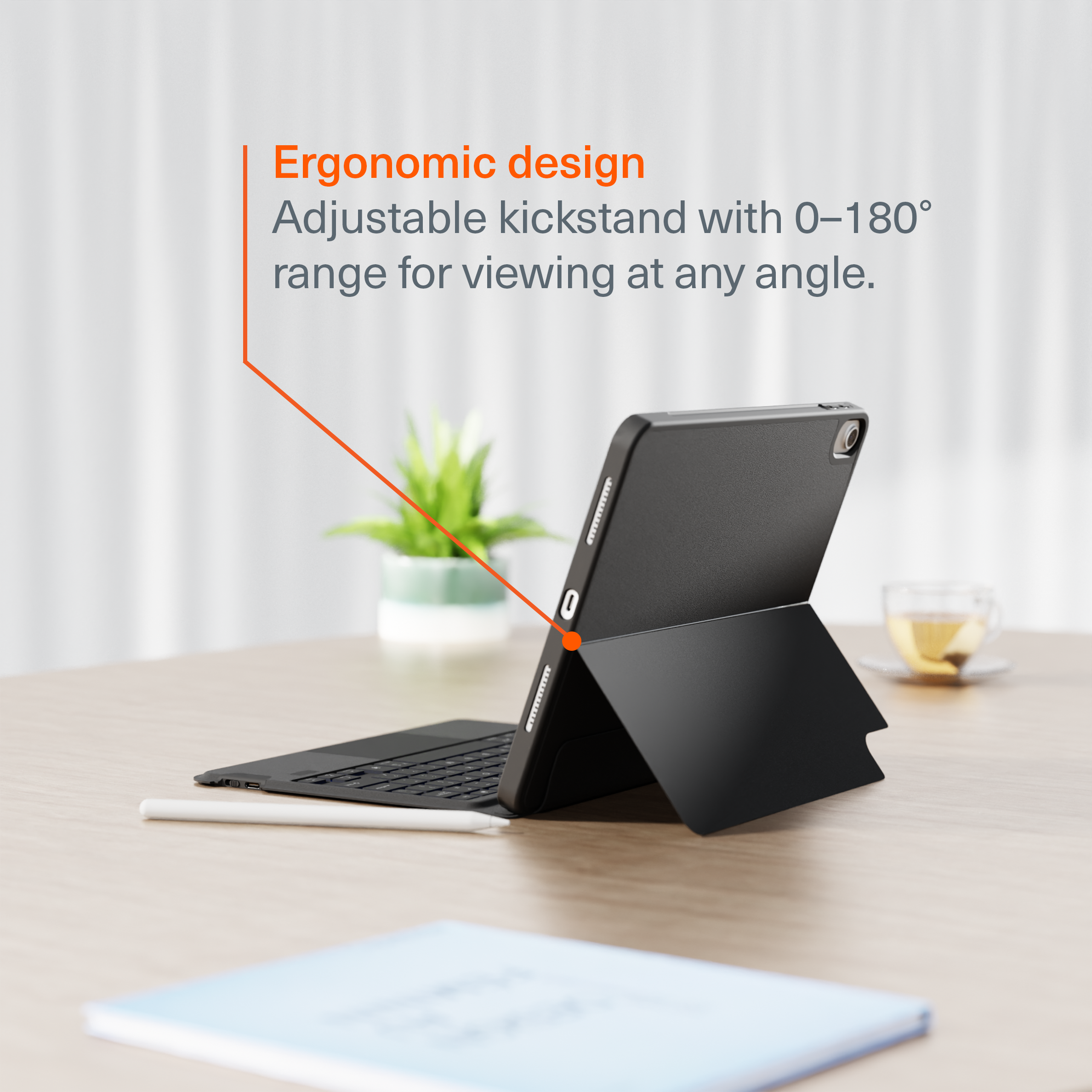 Magnetic Wireless Keyboard Case For iPad A16 11”