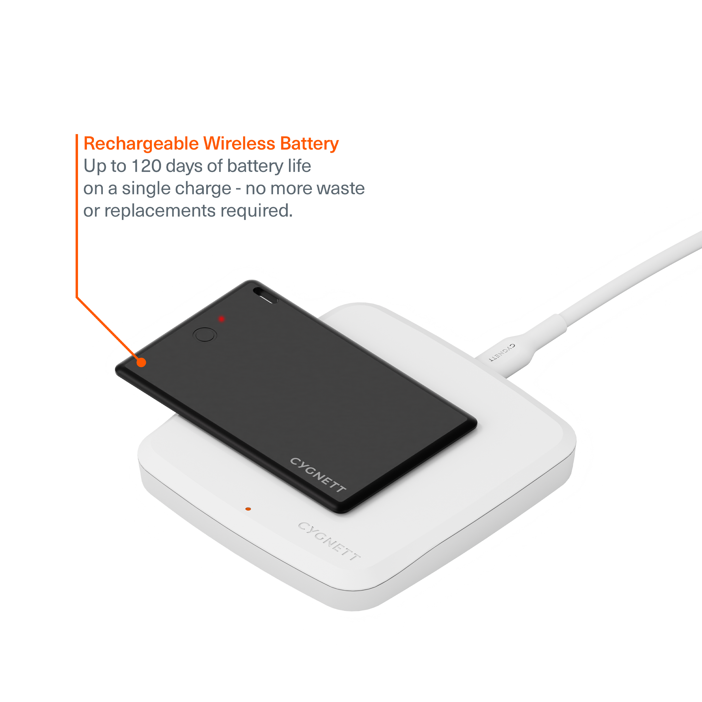Bluetooth® TravelTag with Wireless Recharging