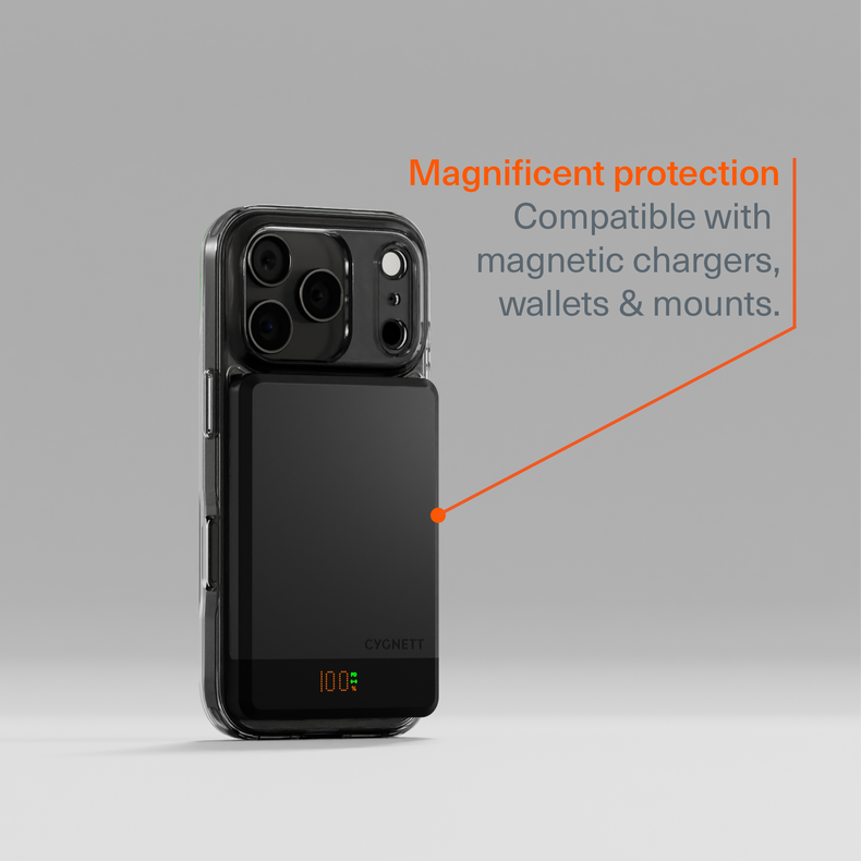 Magnetic Clear Case for iPhone 17 Pro