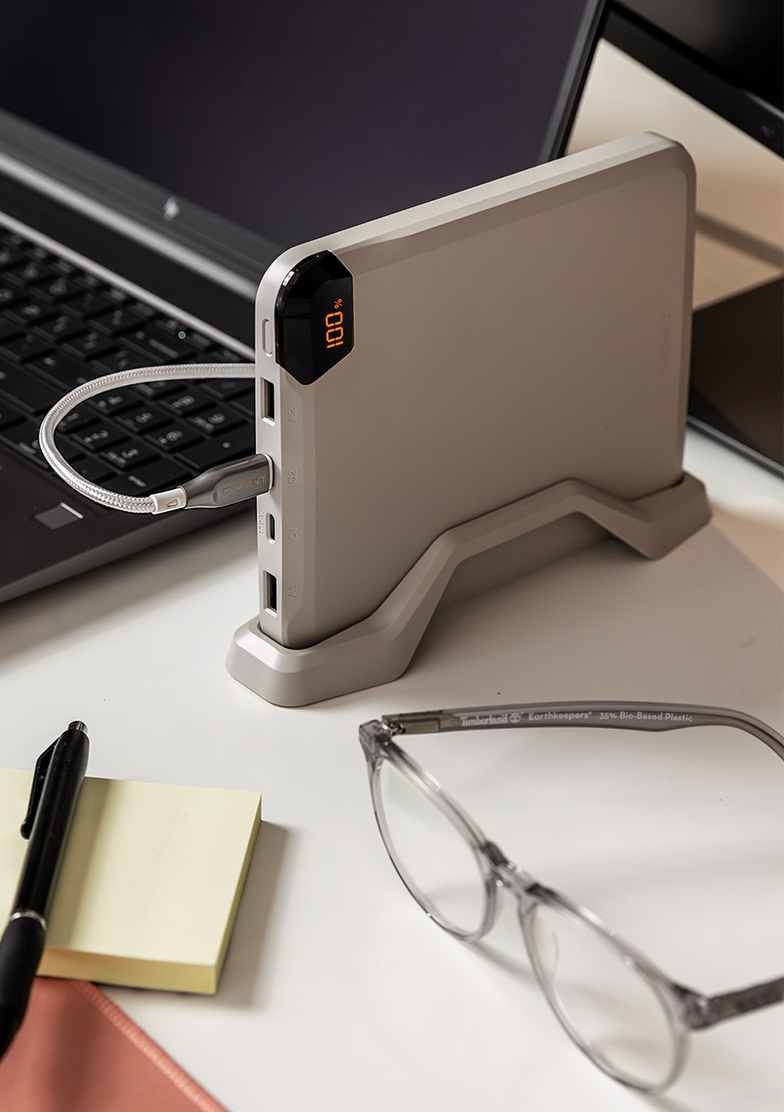 100W Laptop Power Bank 25K + Stand