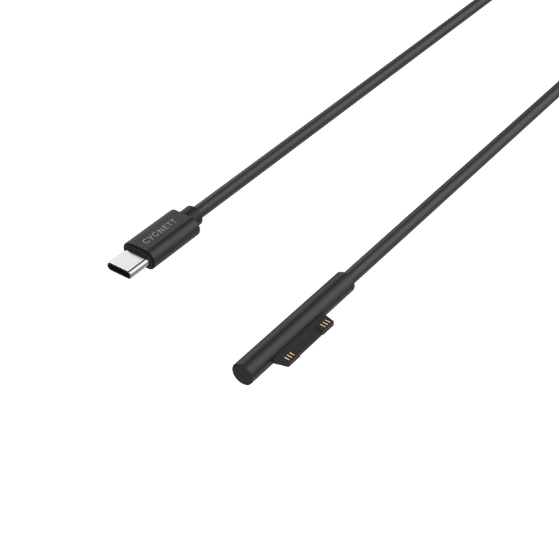 USB-C to Microsoft Surface Laptop Cable 1m - Black - Cygnett (AU)