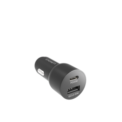 20W Dual Port Car Charger with 20W USB-C PD + 20W QC 3.0 - Cygnett (AU)