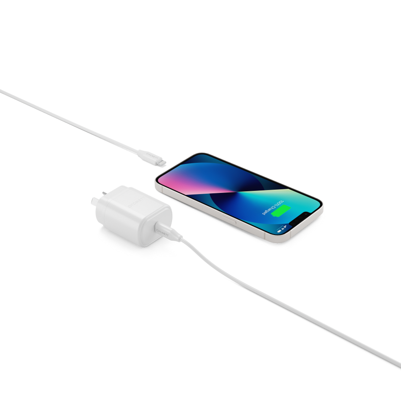 20W USB-C Wall Charger with Lightning to USB-C Cable - 1.2m