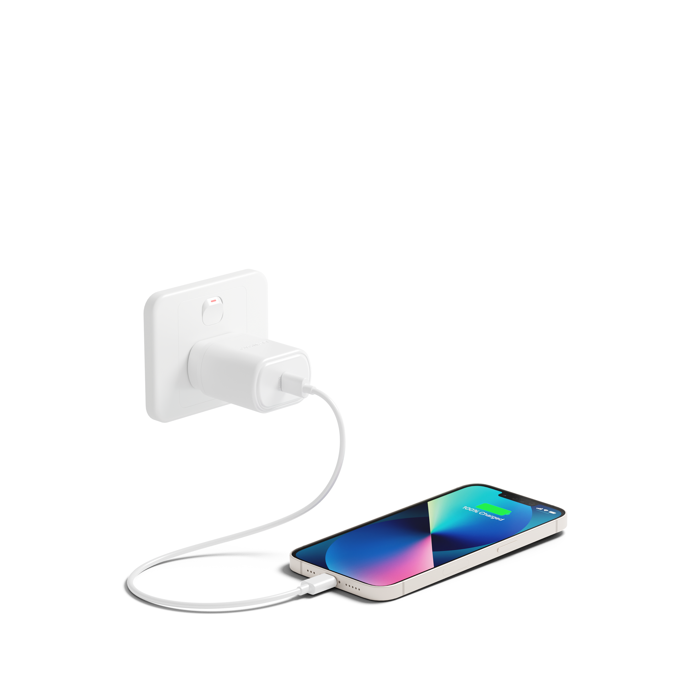 20W USB-C Wall Charger with Lightning to USB-C Cable - 1.2m