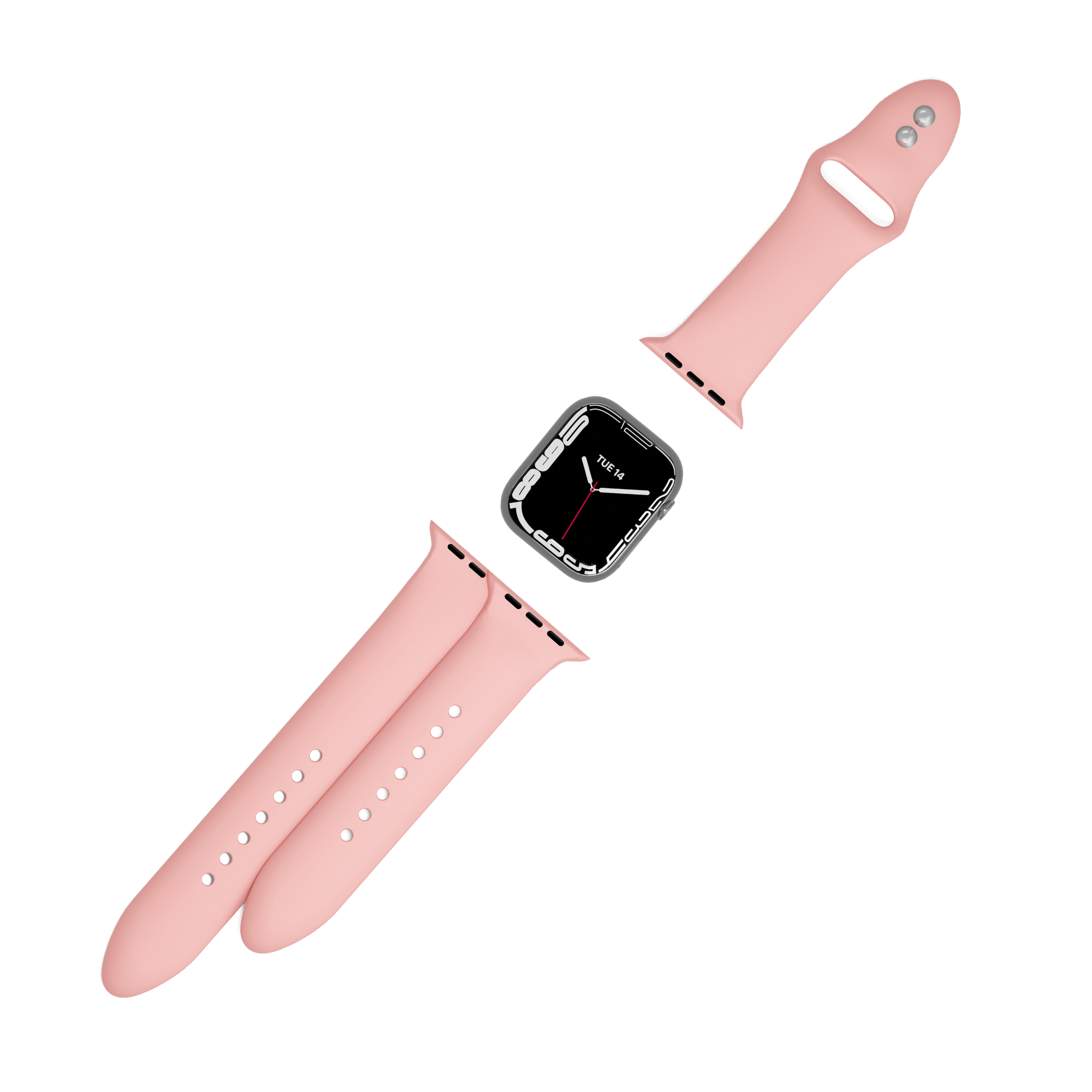 Silicone Band for Apple Watch 3/4/5/6/7/SE 38/40/41mm - Pink - Cygnett (AU)