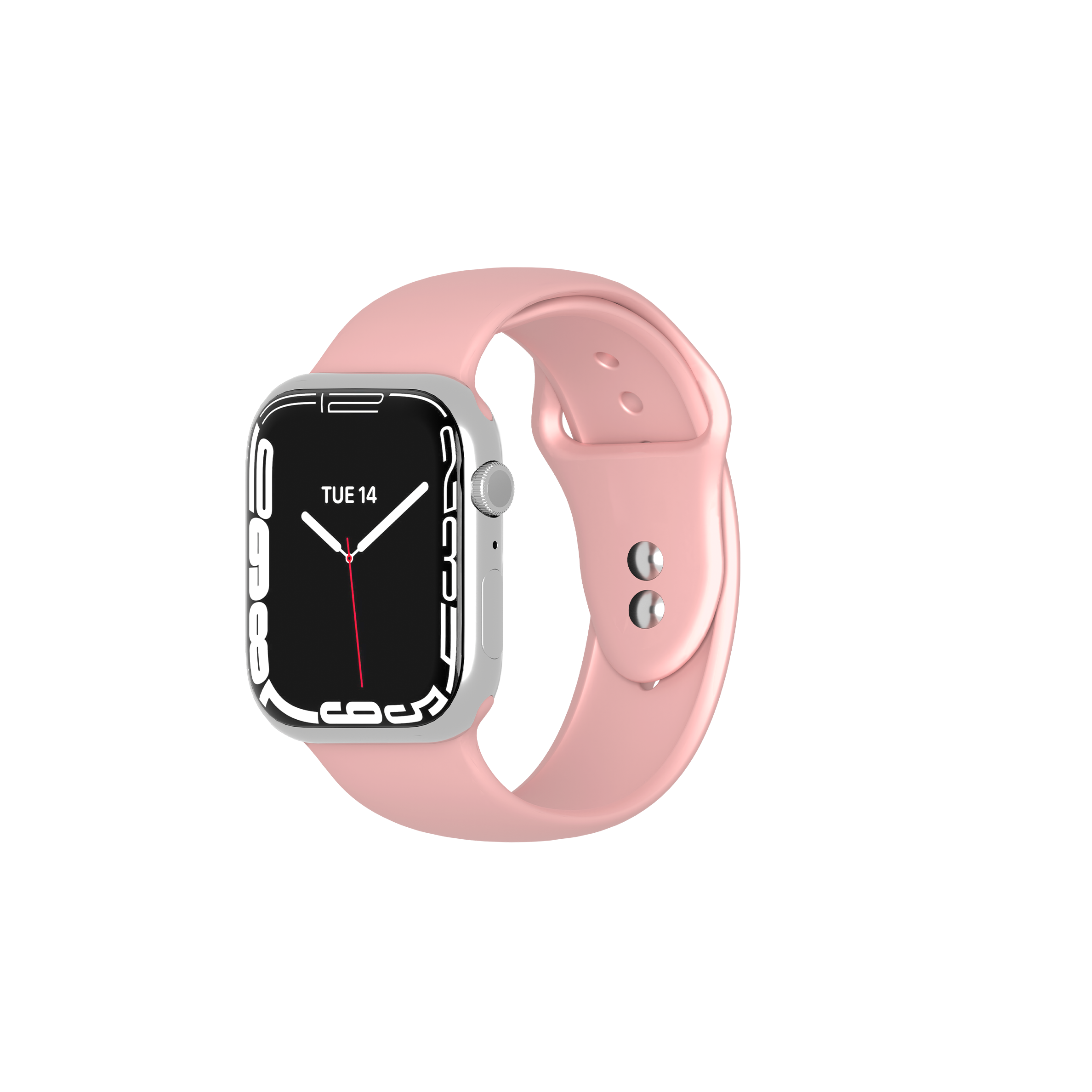 Silicone Bands for Apple Watch 3/4/5/6/7/SE 42/44/45mm - Pink - Cygnett (AU)