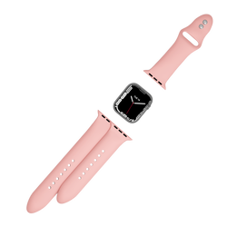 Silicone Bands for Apple Watch 3/4/5/6/7/SE 42/44/45mm - Pink - Cygnett (AU)