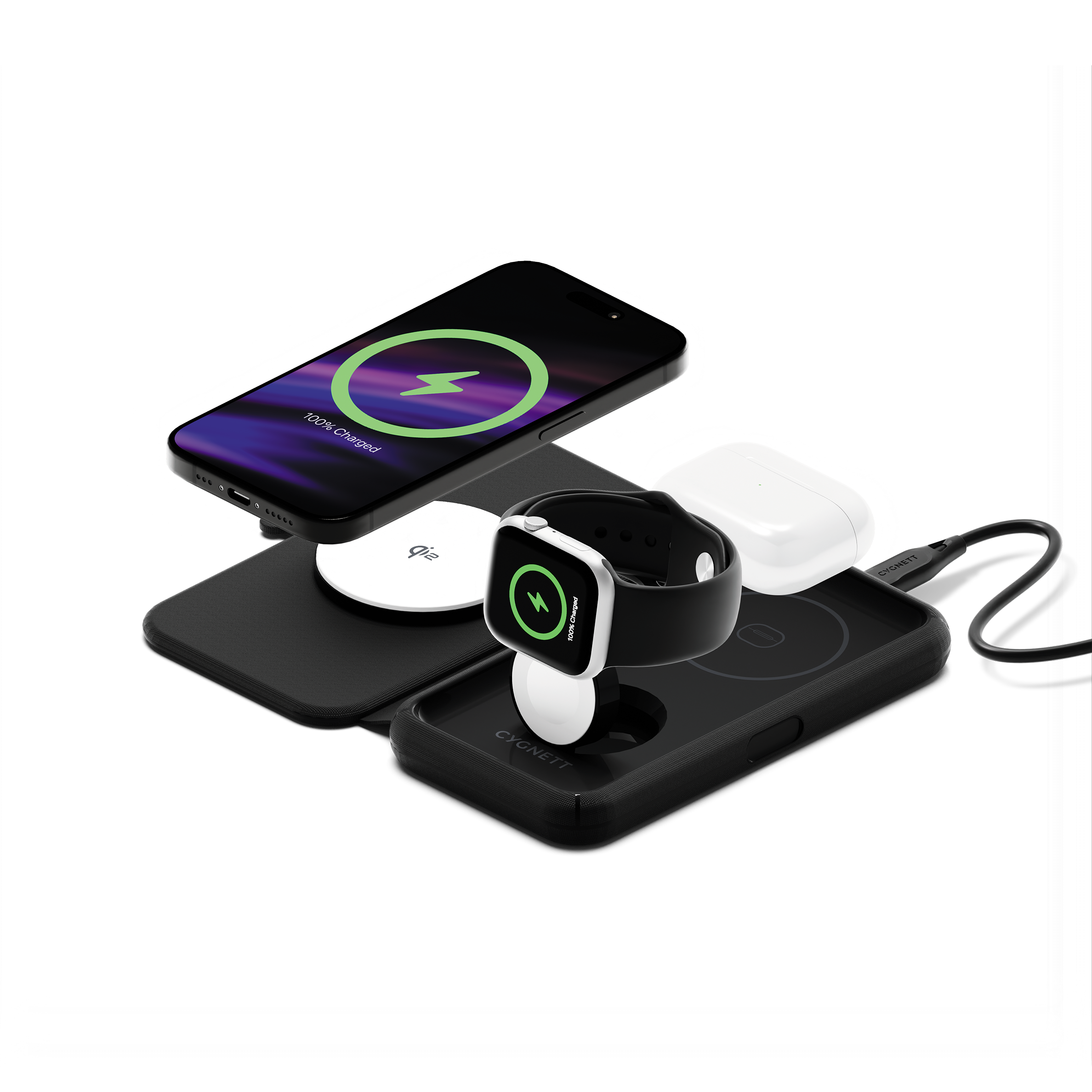 MagTravel 3-in-1 Wireless Charger