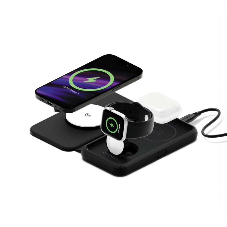 MagTravel 3-in-1 Wireless Charger