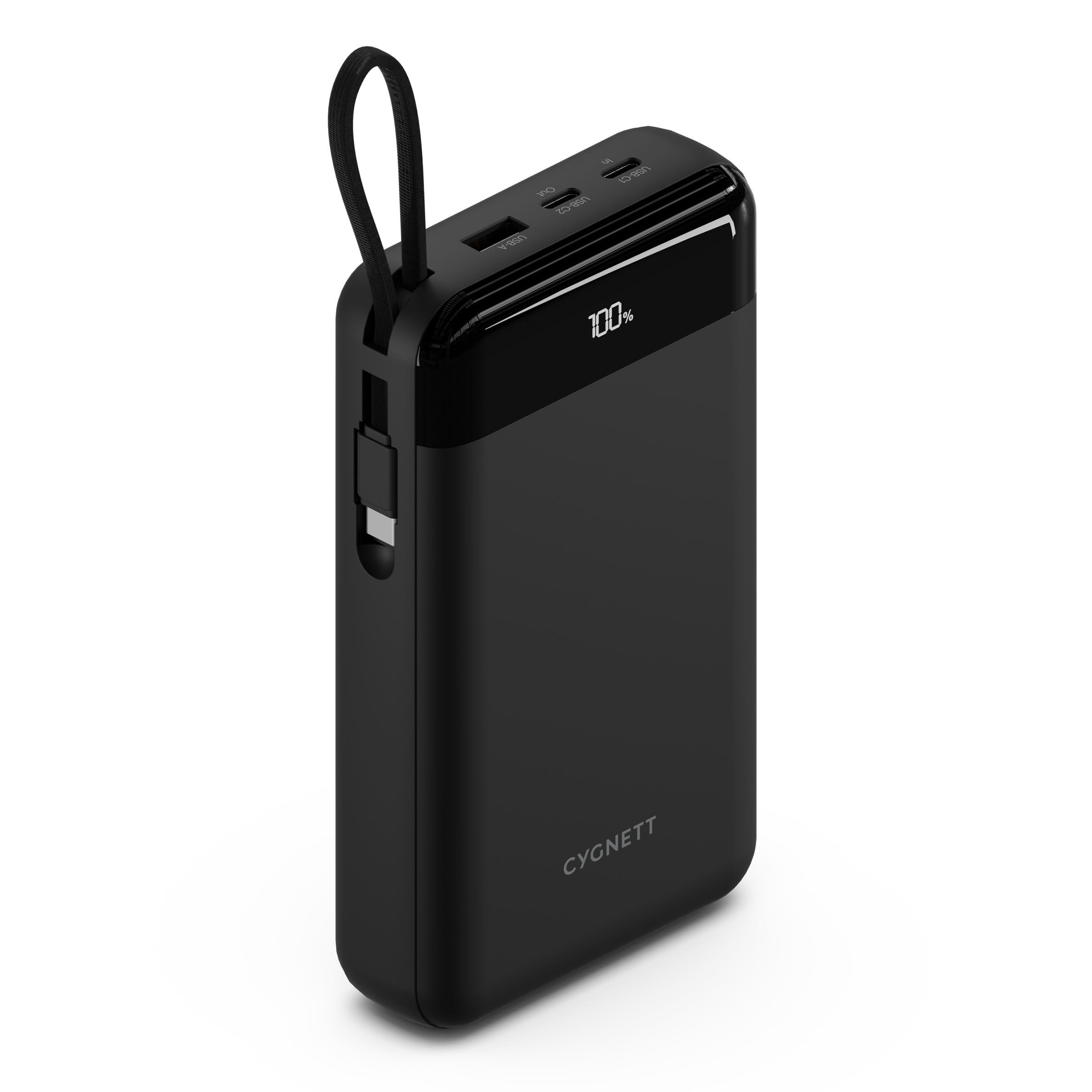 ChargeUp Maxx 40K Power Bank w/ Integrated USB-C Cable (PB) - Cygnett (AU)