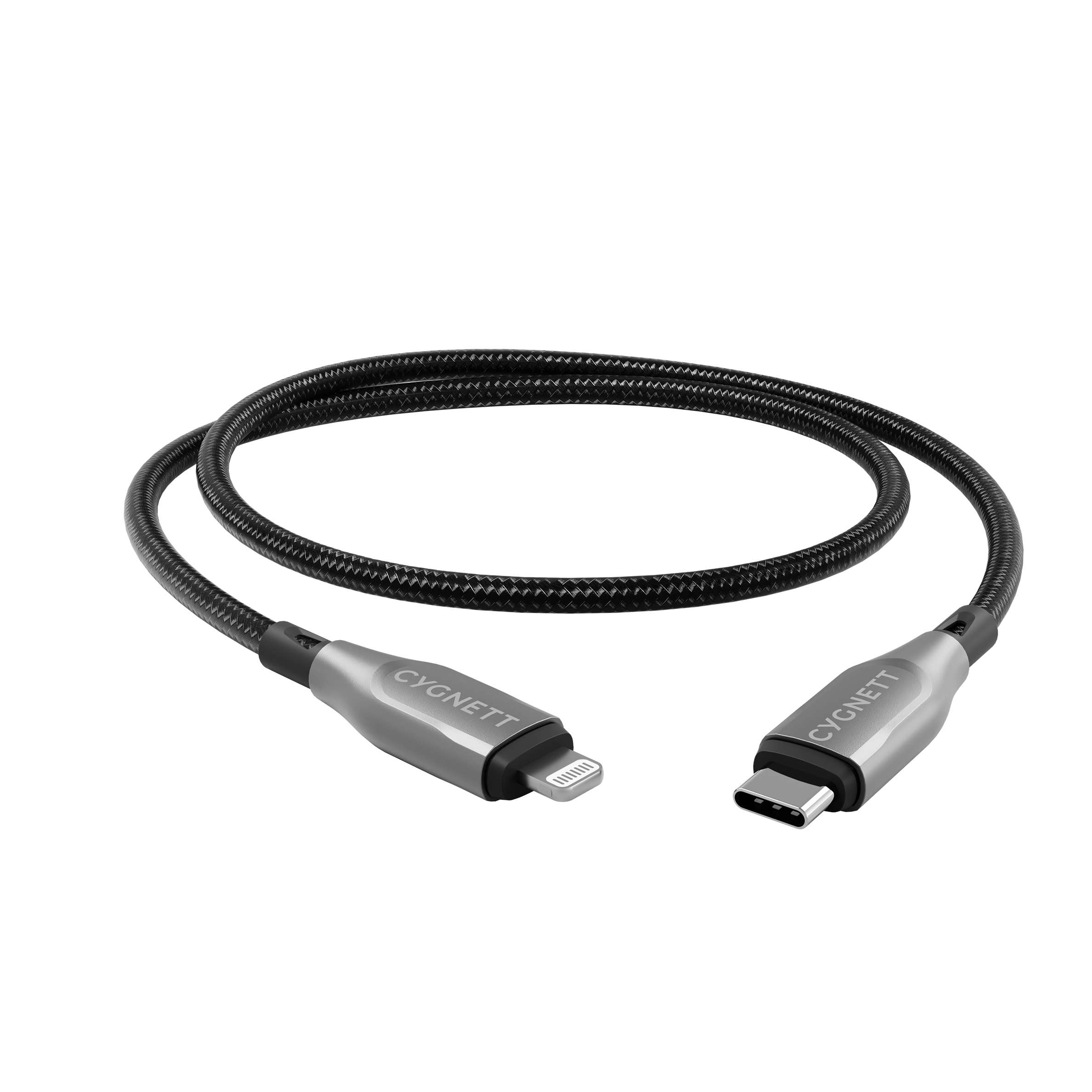 Lightning to USB-C Cable 1M - Black - Cygnett (AU)