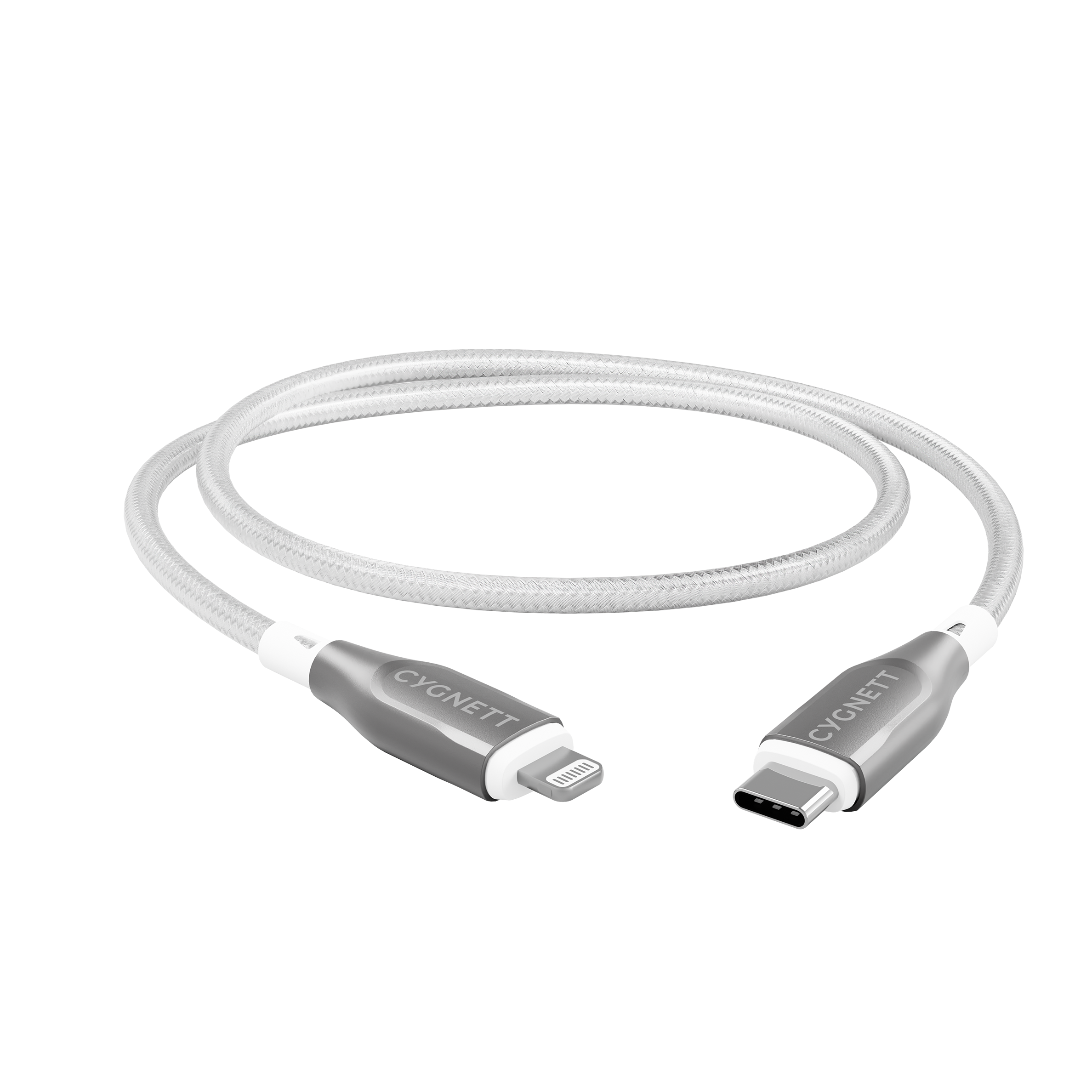 Lightning to USB-C Cable 1M - White - Cygnett (AU)