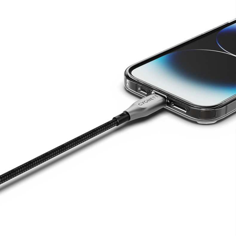 Lightning to USB-C Cable 3M - Black - Cygnett (AU)