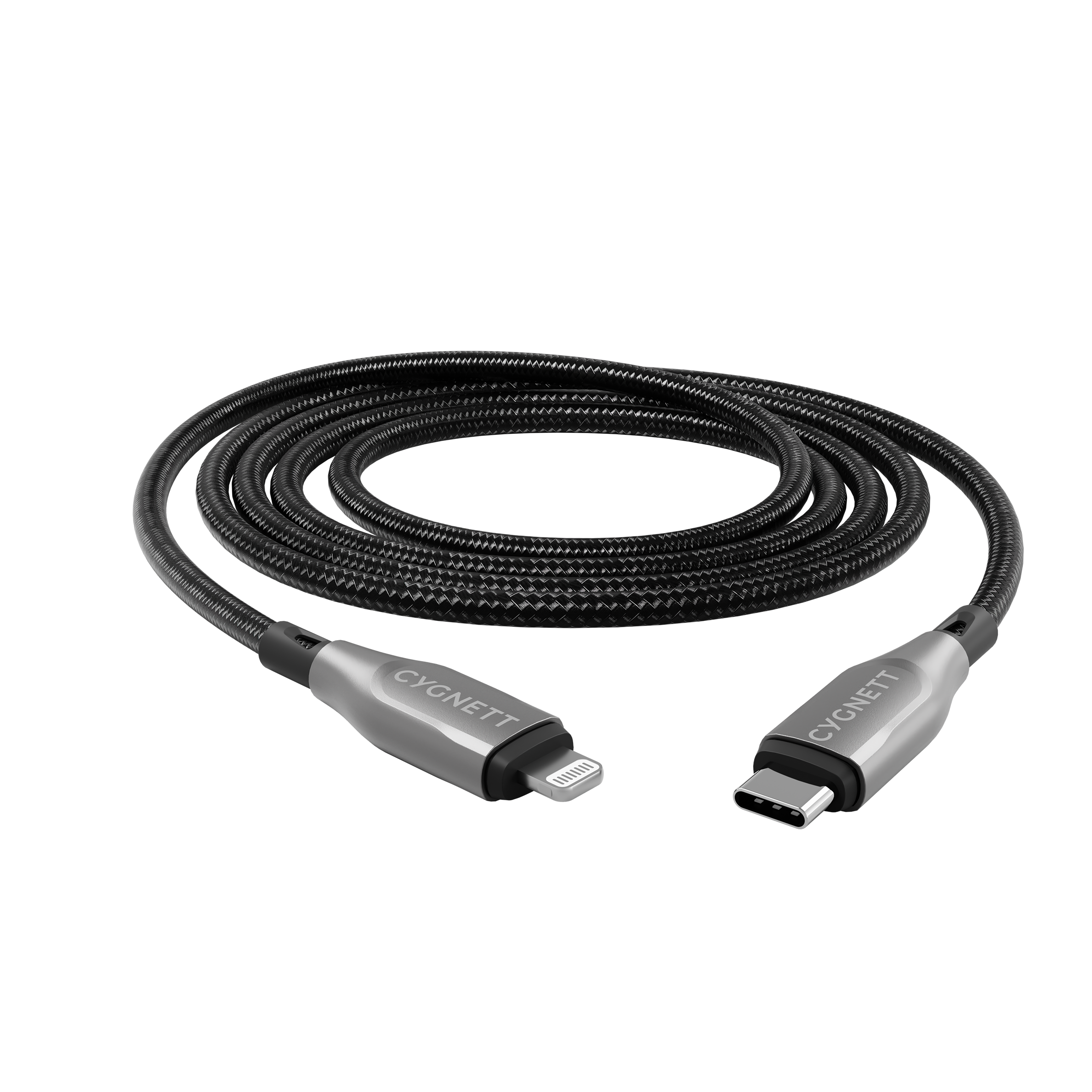 Lightning to USB-C Cable 3M - Black - Cygnett (AU)