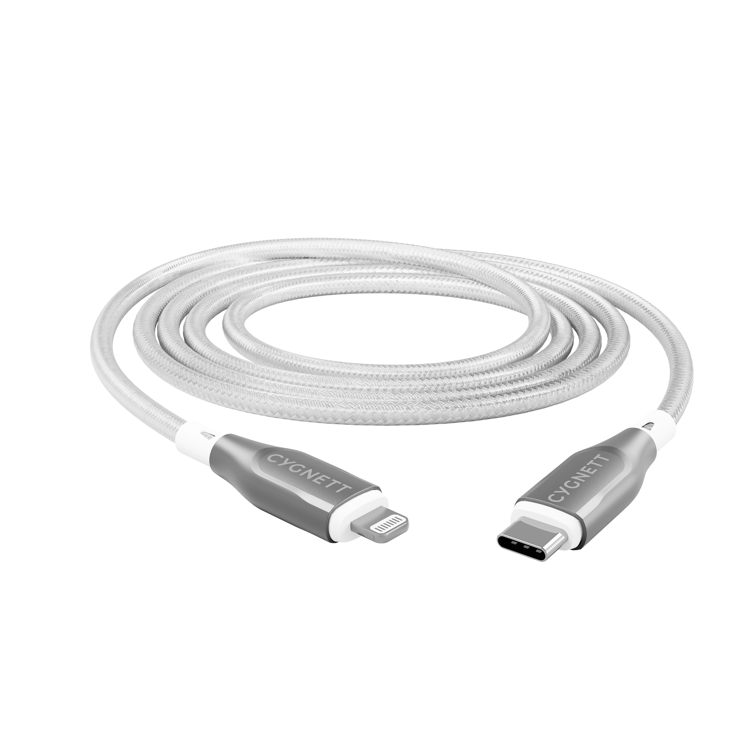 Lightning to USB-C Cable 3M - White - Cygnett (AU)