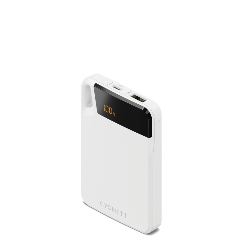 5,000 mAh Power Bank - White - Cygnett (AU)