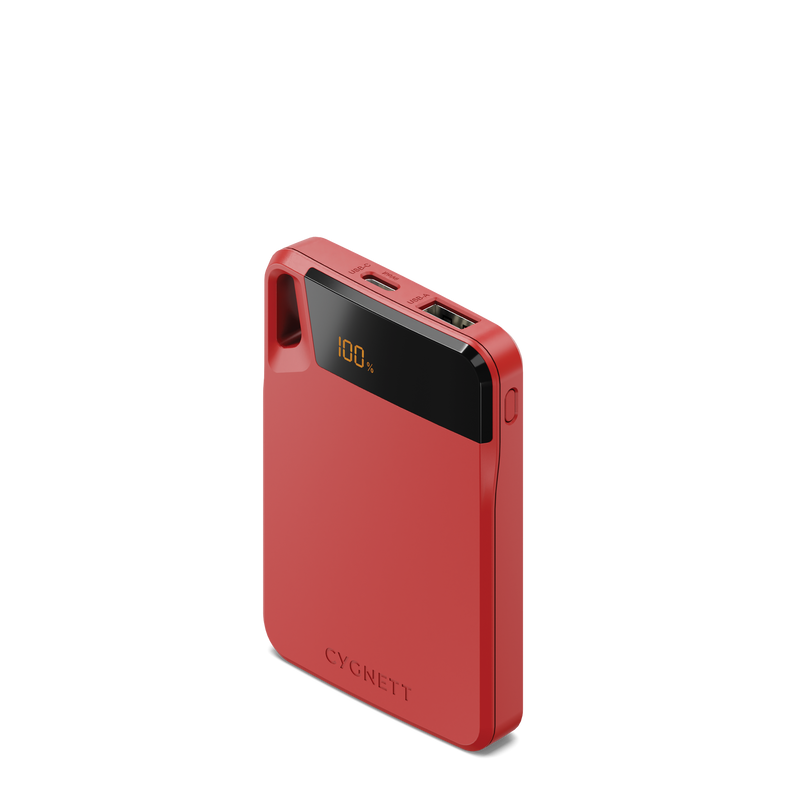 5,000 mAh Power Bank - Red - Cygnett (AU)