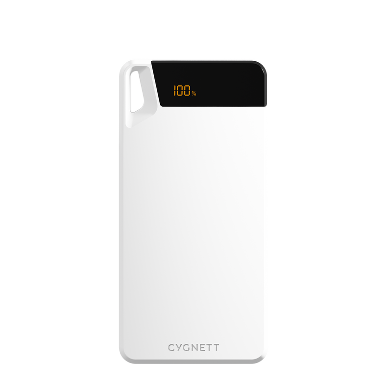 10,000 mAh Power Bank - White - Cygnett (AU)