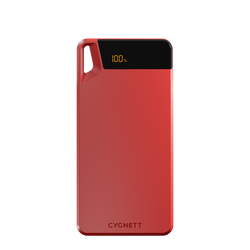 10,000 mAh Power Bank - Red - Cygnett (AU)