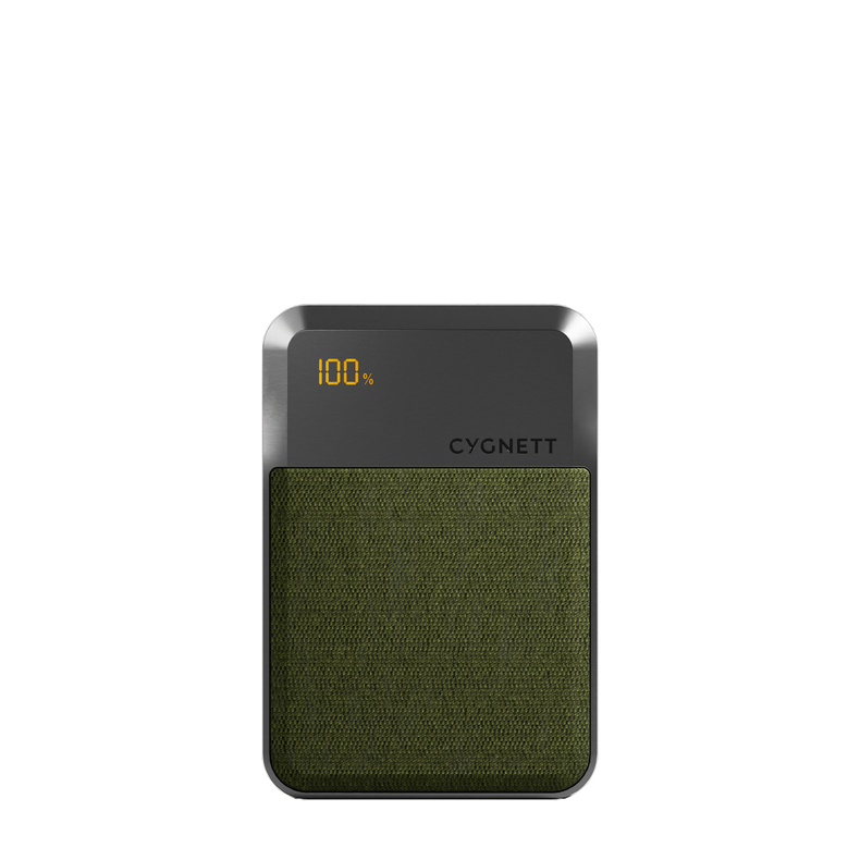 10,000 mAh Power Bank - Green