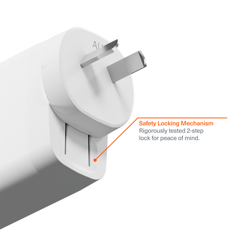 67W Multiport GaN Travel Wall Charger - Cygnett (AU)