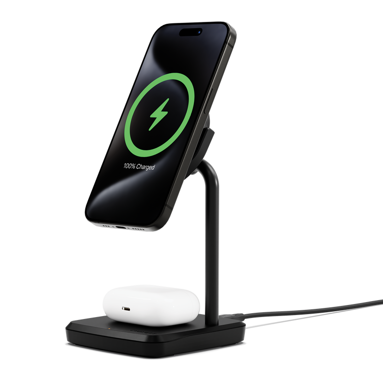 2-in-1 Magnetic Wireless Charger Qi2.0