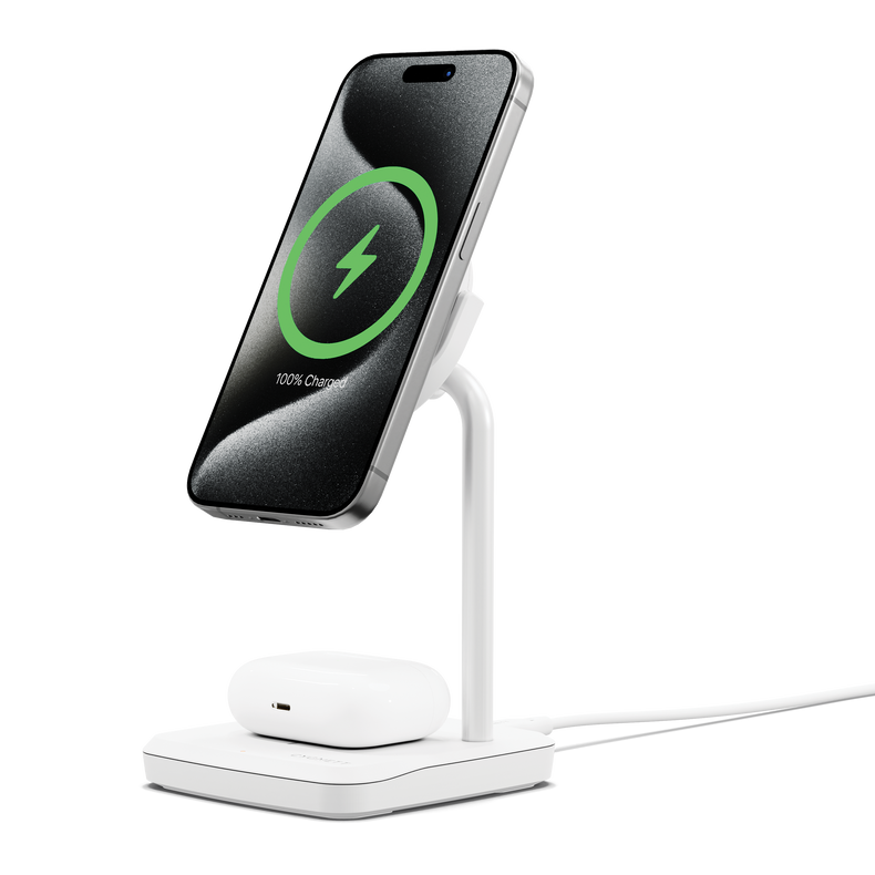 2-in-1 Magnetic Wireless Charger Qi2.0