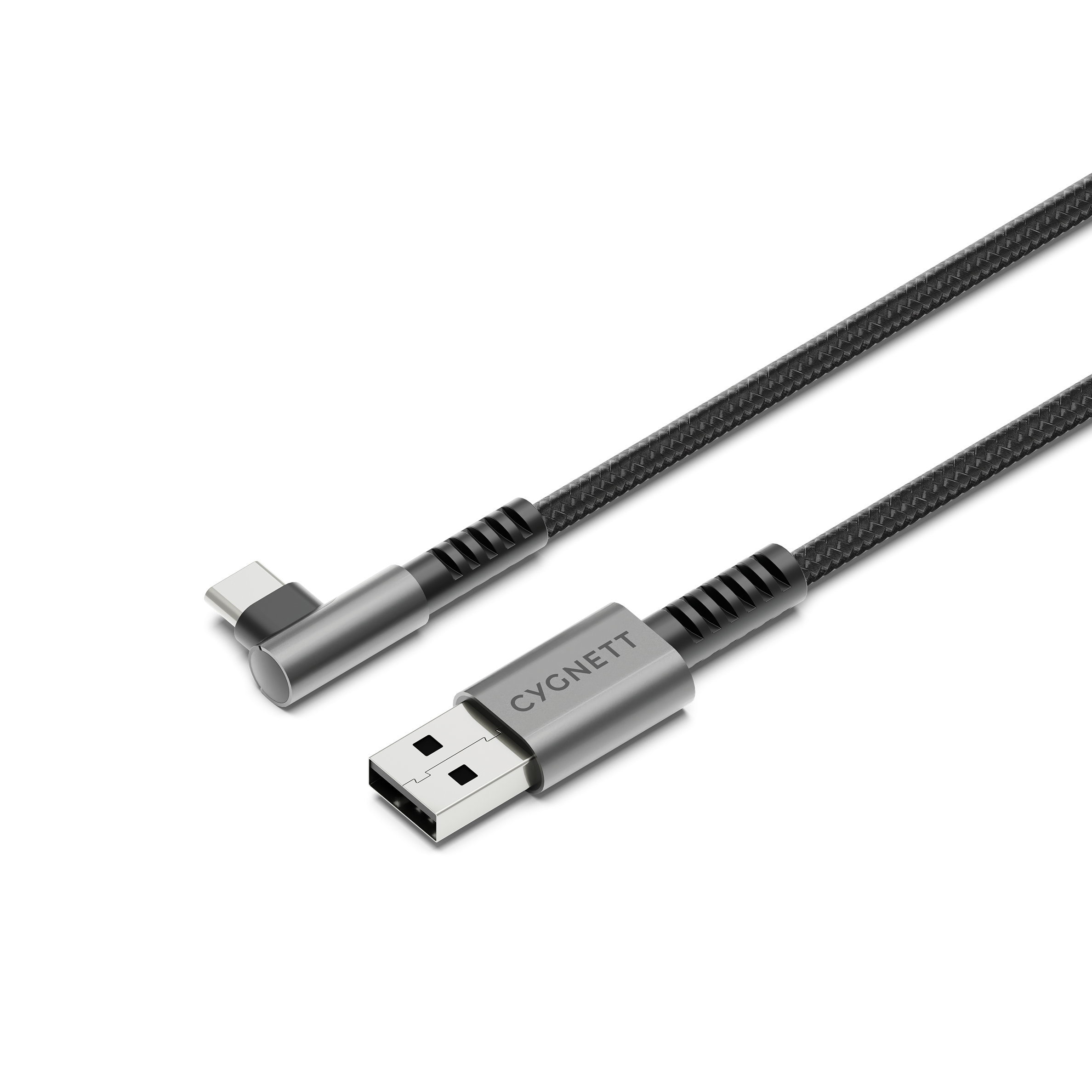 Right Angle USB-C to USB-A Cable - 1M