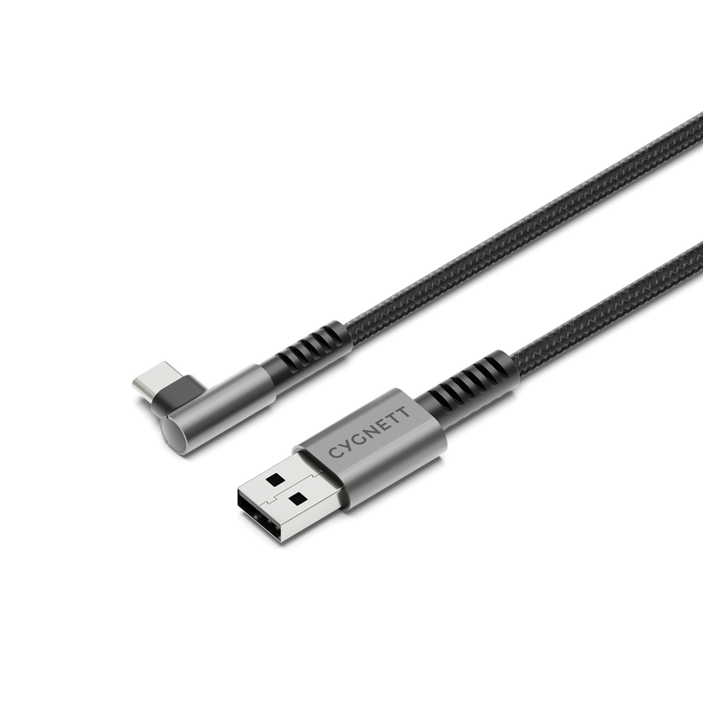 Right Angle USB-C to USB-A Cable - 1M