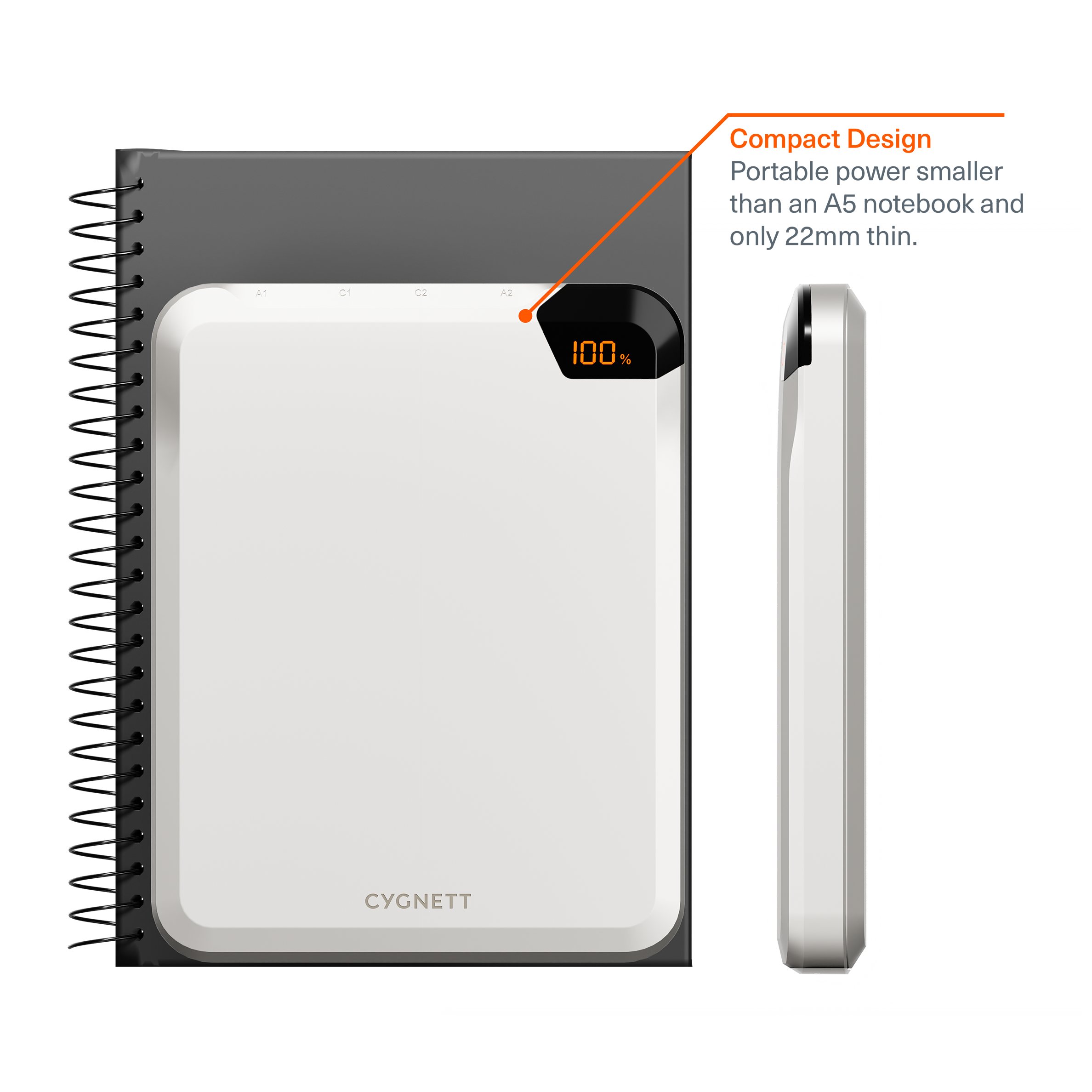 100W Laptop Power Bank 25K + Stand