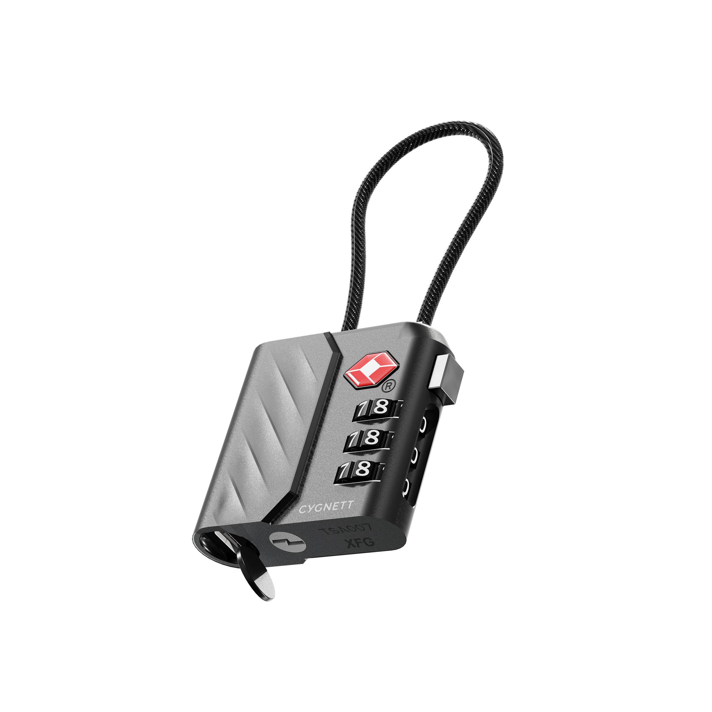 Bluetooth® TravelTag TSA Lock with USB-C Recharging