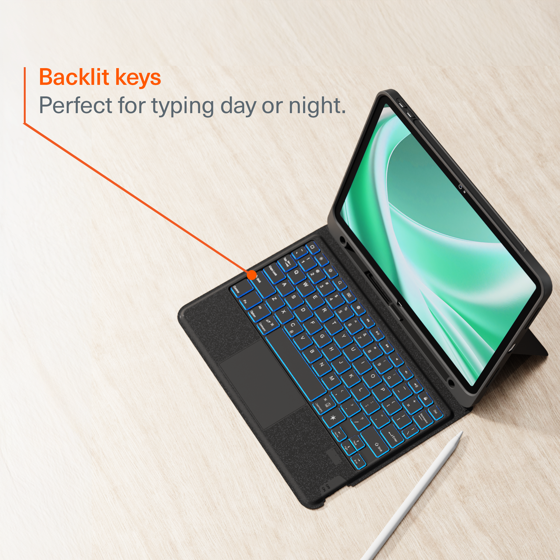 Magnetic Wireless Keyboard Case For iPad Air M3 13”