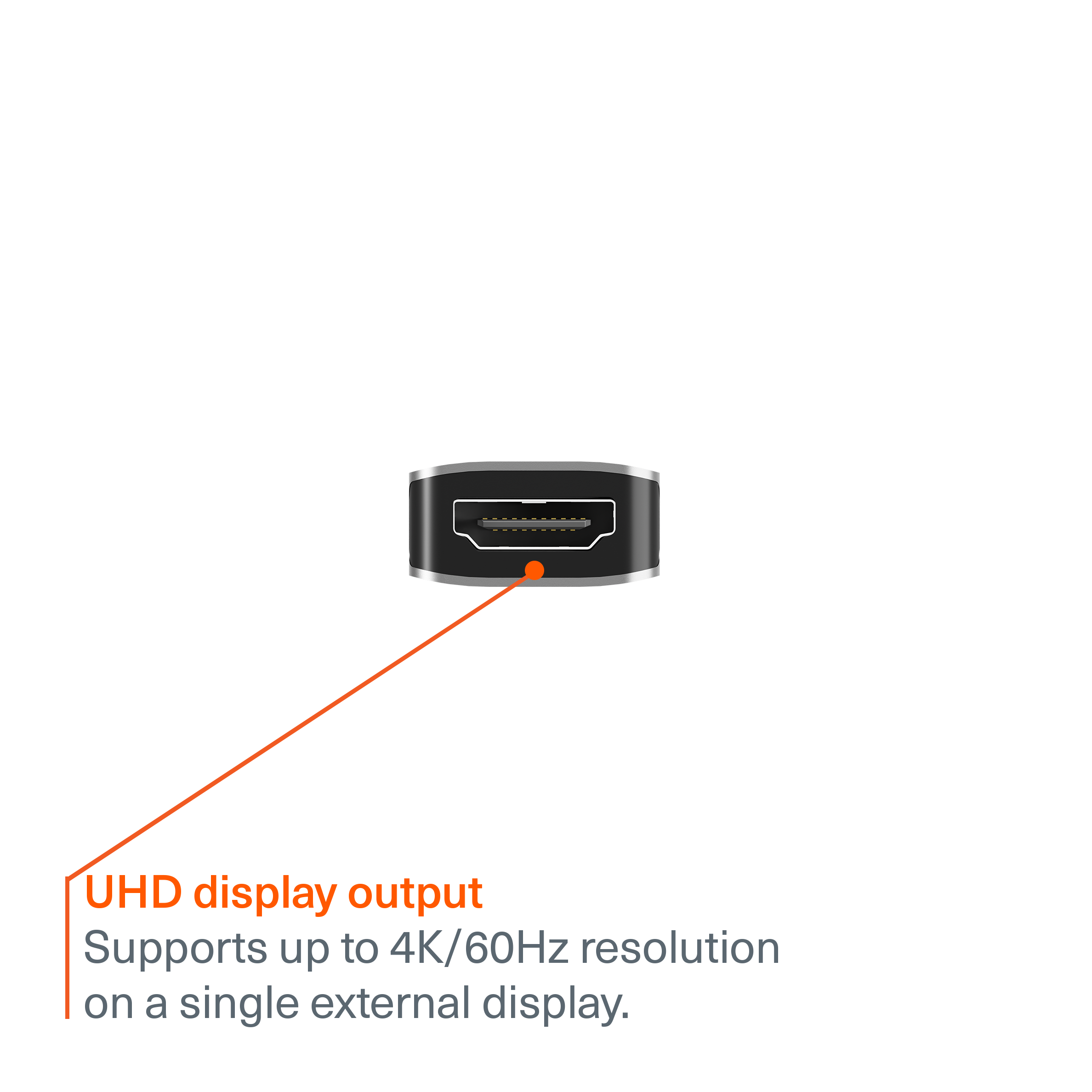 USB-C to Single HDMI Adapter