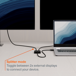 2-in-1 Bi-Directional Dual HDMI Switcher