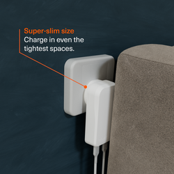 65W Dual USB-C GaN Slim Wall Charger
