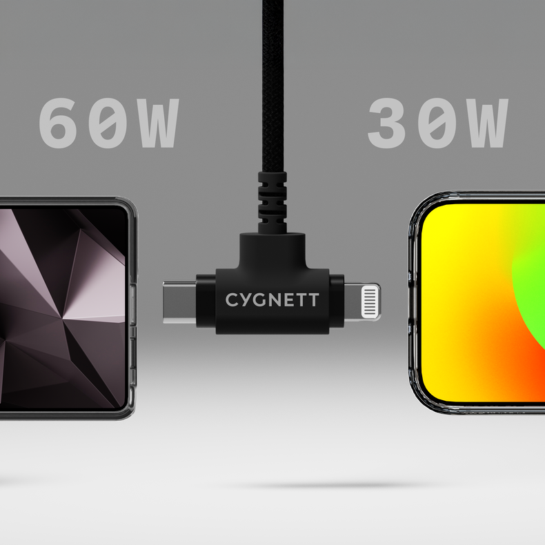 USB-C to 2-in-1 Cable 60W - 1M