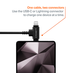 USB-C to 2-in-1 Cable 60W - 1M