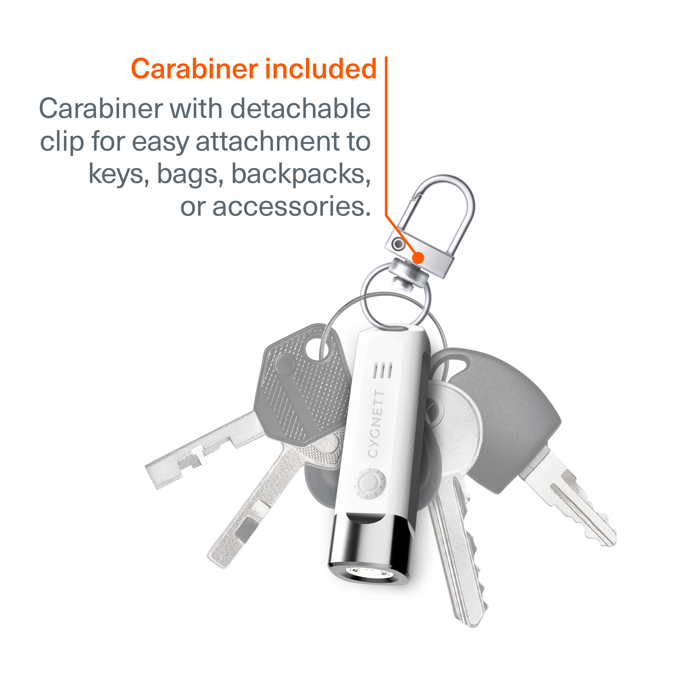 Bluetooth® Locator Pendant with USB-C Recharging