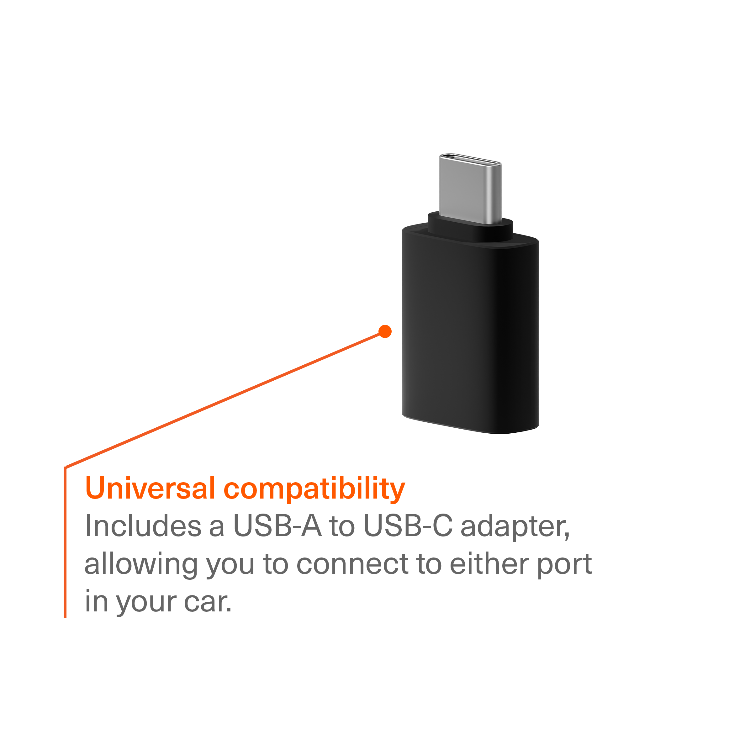 Wireless Apple CarPlay™ & Android Auto™ Adapter