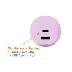 Dual Port Wall Charger 20W