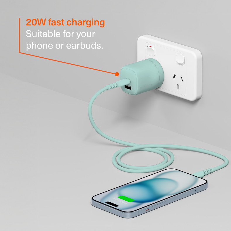 Dual Port Wall Charger 20W