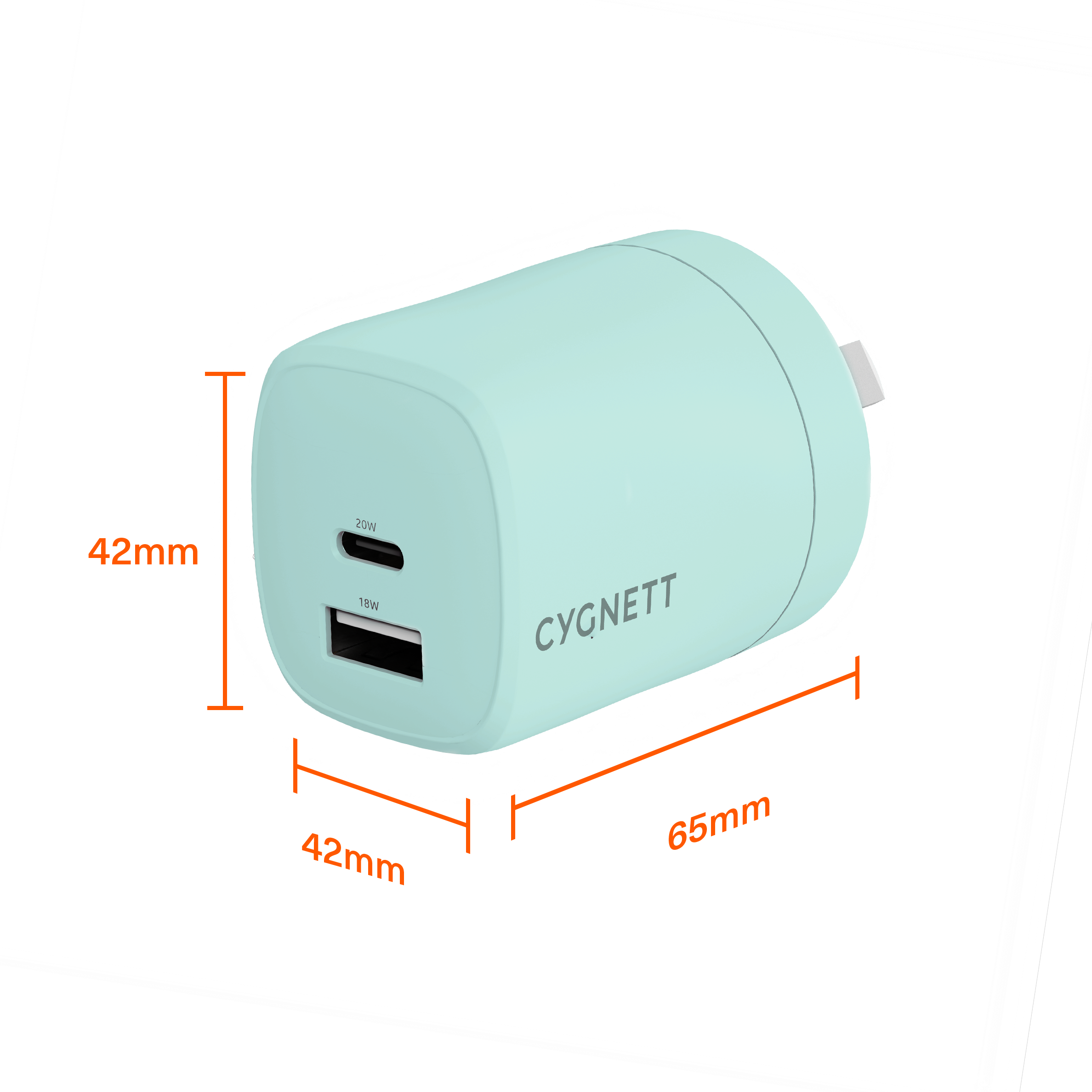 Dual Port Wall Charger 20W