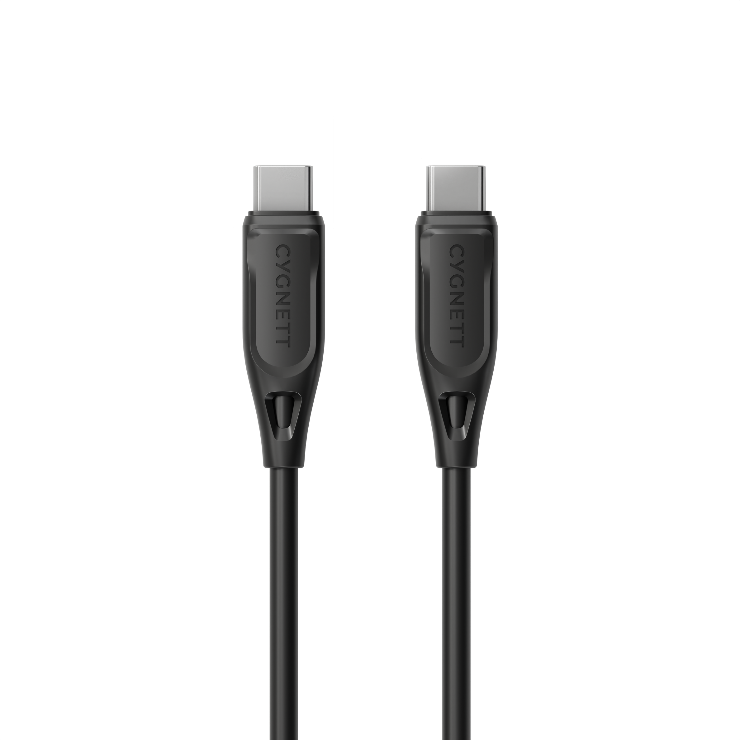Charge & Connect USB-C To USB-C (USB 2.0) Cable - Black 2.2m - Cygnett (AU)